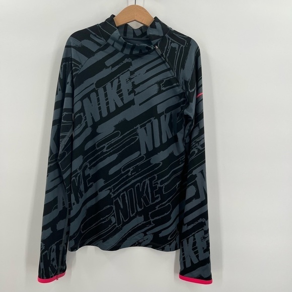 Nike Pro Youth Pullover Side Zip Jacket Medium - Picture 3 of 7